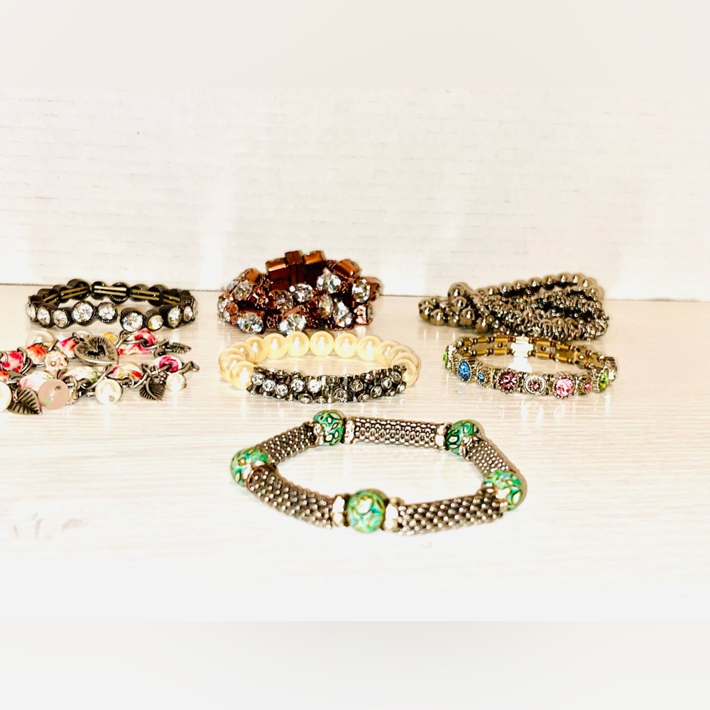 Beautiful Array of Multi-Color Bracelets LOT - Picture 4 of 16